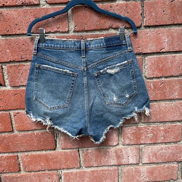 Abercrombie High Rise Mom Denim Shorts - Picture 8 of 11